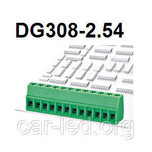 DG 308-2.54-03P-14-00AH  (terminal block)  DEGSON