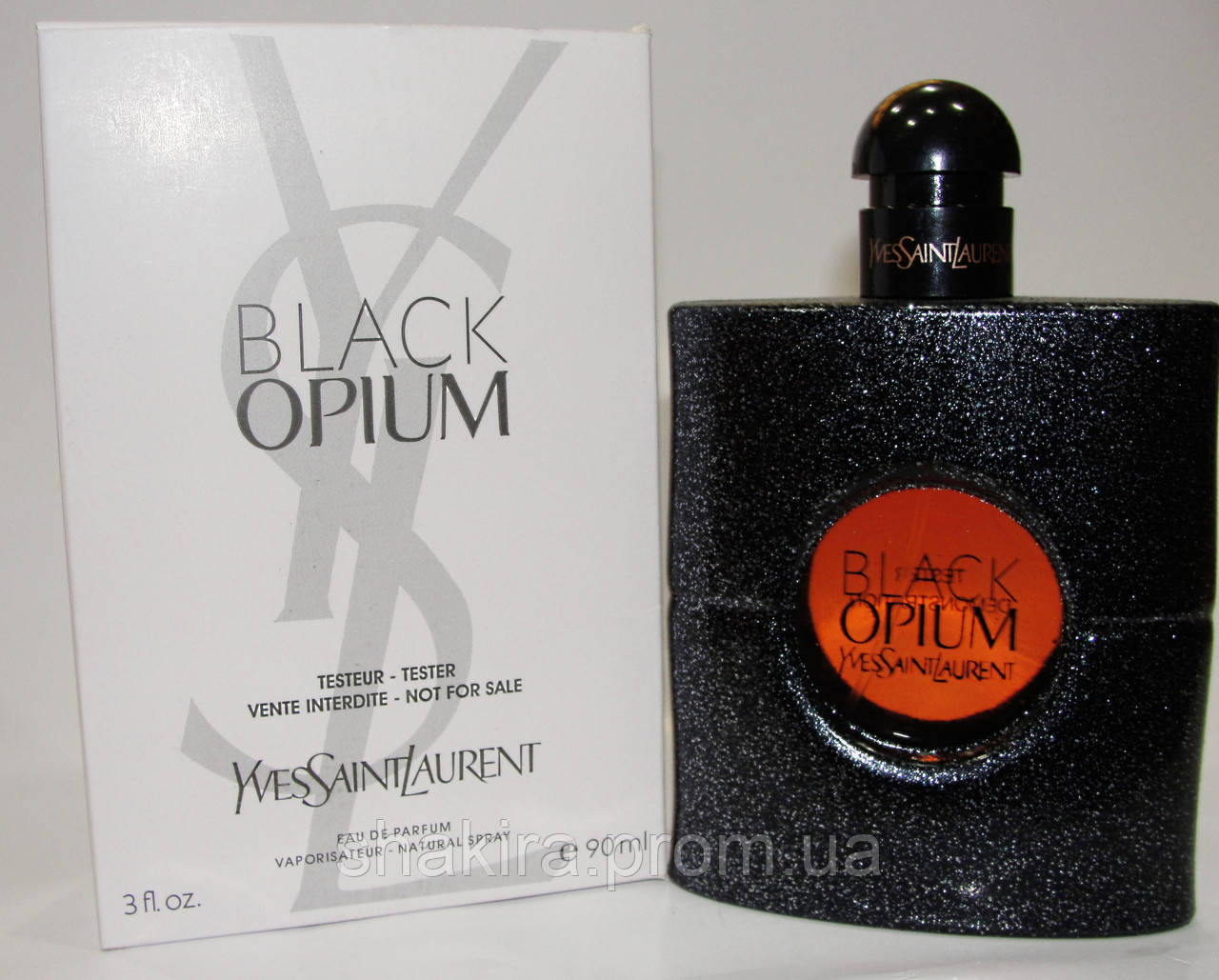 Парфуми жіночі Yves Saint Laurent Black Opium 90ml(tester) (у сін лоран 087 тестер)