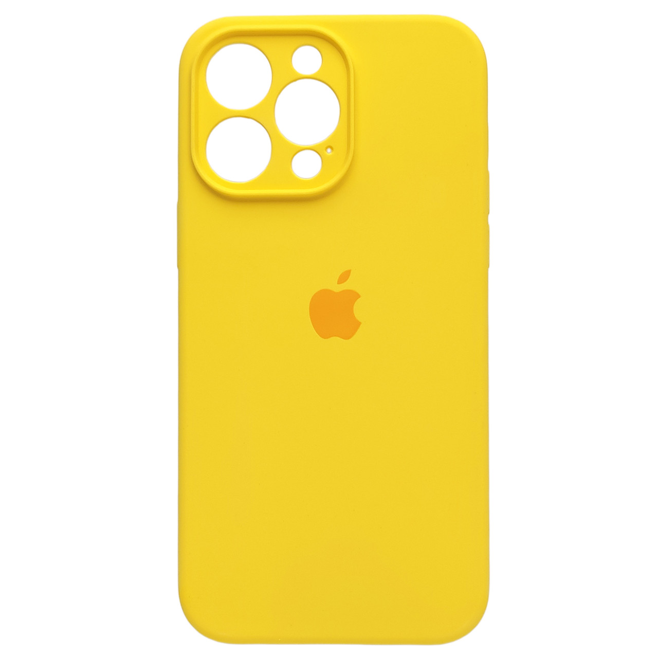 Чохол Silicone Full Camera для Apple iPhone 14 Pro Max Canary Yellow, фото 1