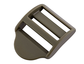 Пряжка трищілева пластикова 25мм СК-2530 колір Хакі
