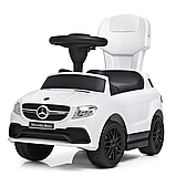 Каталка-толокар 2в1 Mercedes Benz Z3288, White, фото 6