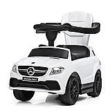 Каталка-толокар 2в1 Mercedes Benz Z3288, White, фото 5