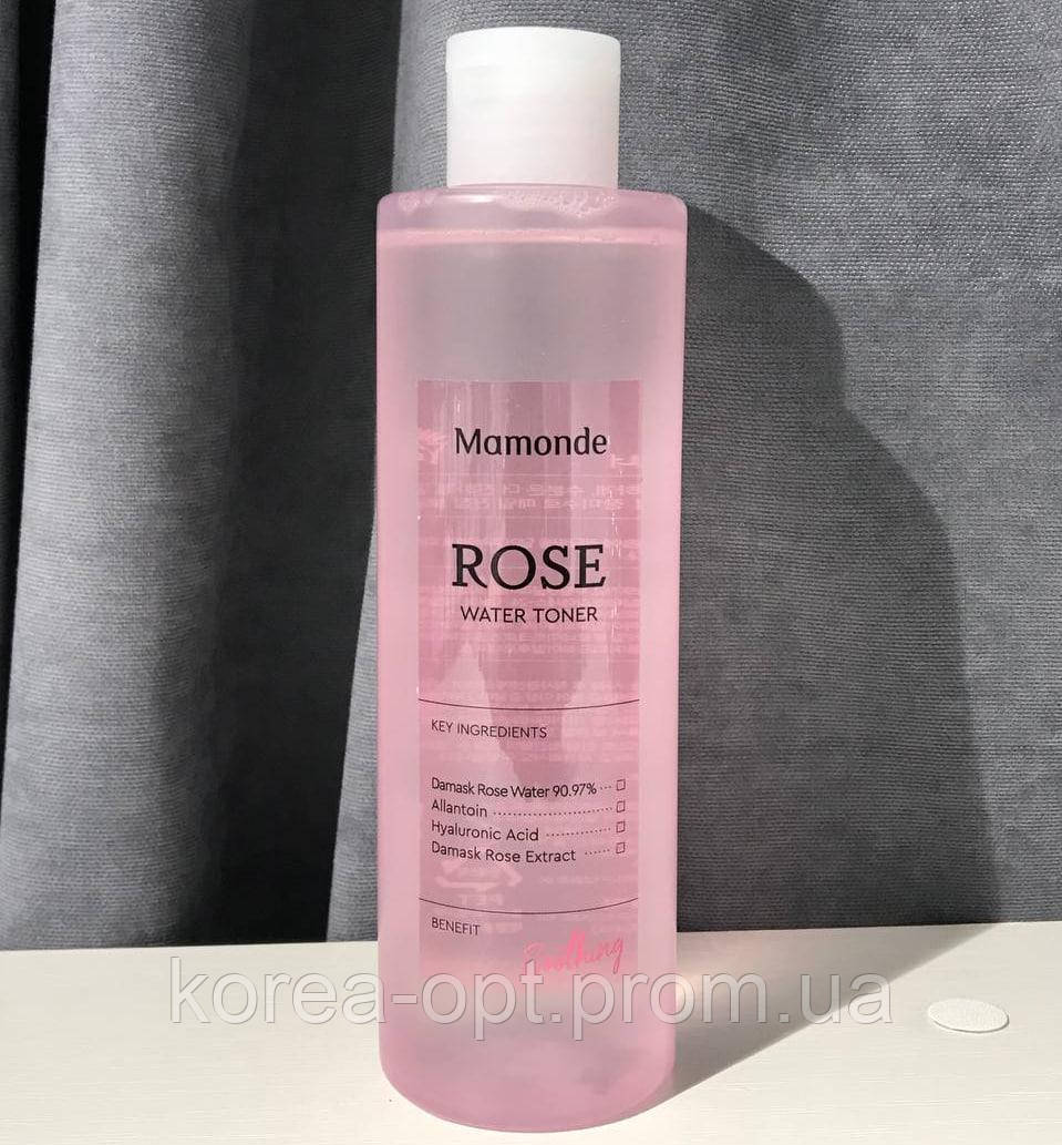 Зволожуючий тонер на рожевій воді Mamonde Rose Water Toner 250 мл