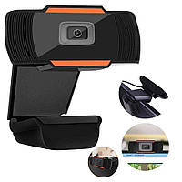 Вебкамера с микрофоном С12, USB (1280Х720) / Камера для стримов / Видеокамера для компьютера