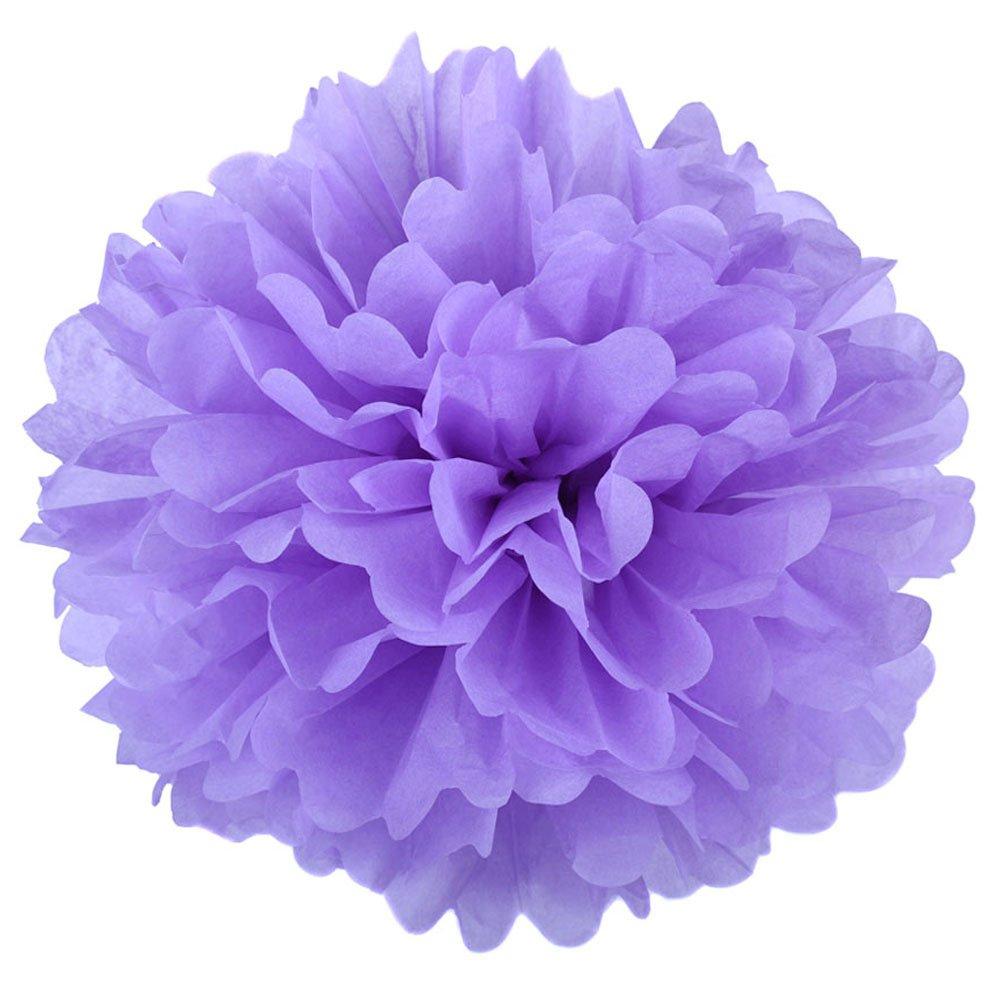 Помпон тиш'ю лавандовий 25 см, фото 1