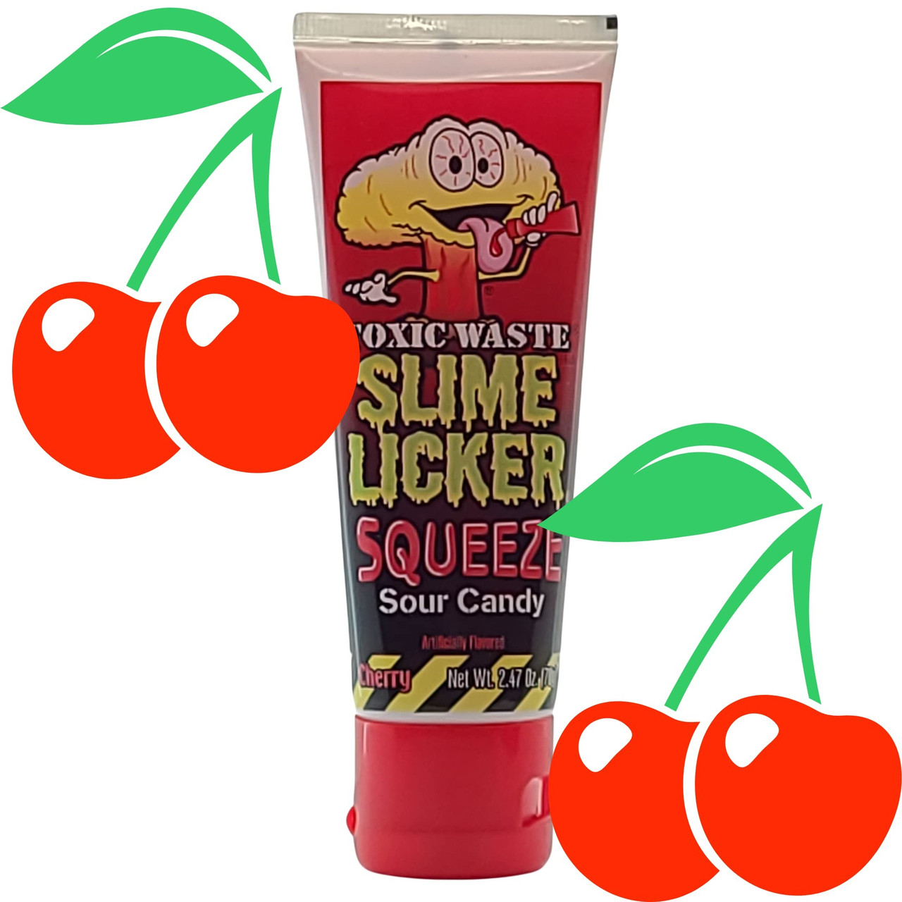 Рідка цукерка Toxic Waste Slime Licker Squeeze Candy 70g Cherry, фото 1