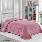 Махрове простирадло Two Dolphins Туреччина 200*220 Lenny E784 G.Kurusu колір темно-рожевий