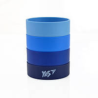 Подставка для ручек YES, пластиковая, розбірна, синяя, Cool Rings (470445)