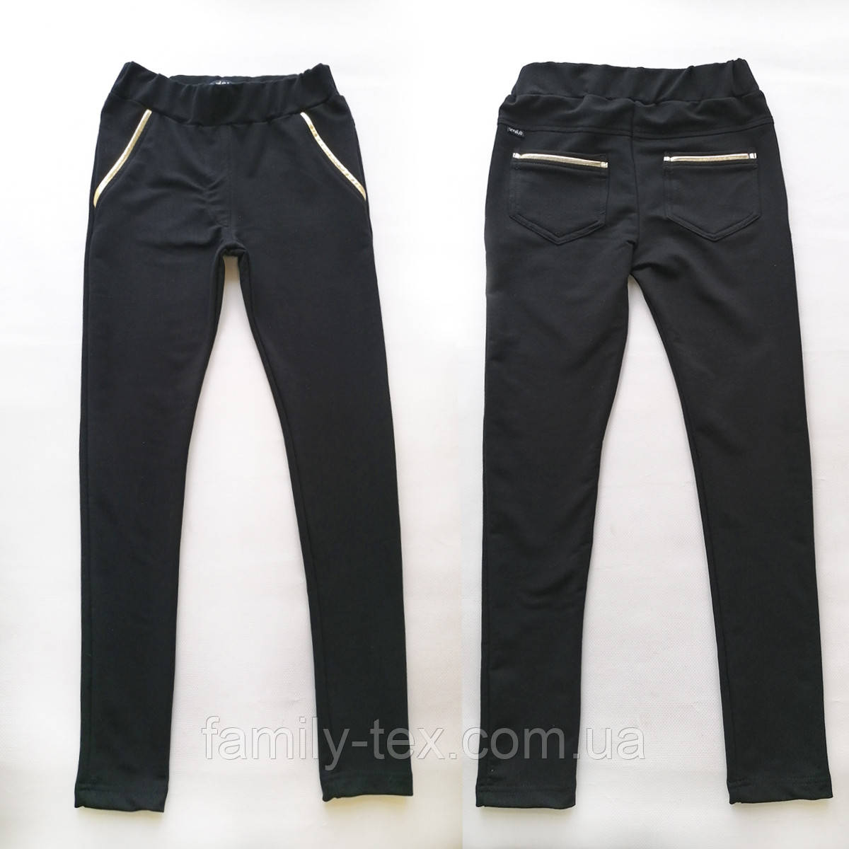 Лосини трикотажні для дівчинки з кишенями, SmileTime Balance, фото 1