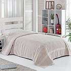 Махрове простирадло Two Dolphins Туреччина 200*220 Lenny E784 Tas колір бежевий