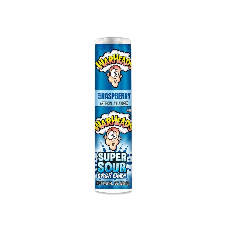 Цукерка в спреї Warheads Super Sour Spray Candy 20 ml блакитна малина