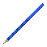 Чернографитный карандаш Faber-Castell GRIP 2001 JUMBO, B, , Синій, (280352)