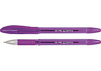 Ручка Optima шариковая, 0,5 мм., масляна, Фіолетова, OIL PRO (O15616-12)