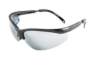 Окуляри відкриті MASTERTOOL SPORTLINE SILVER MIRROR захист від подряпин ANTI-SCRATCH регульовані дужки 82-0003