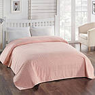 Махрове простирадло Two Dolphins Туреччина 160*220 Panama E974 Pudra колір пудровий