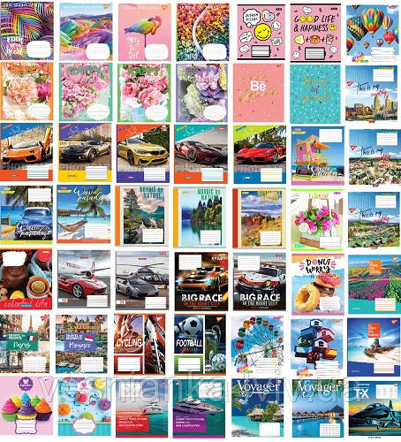 Зошит 60 аркушів в лінію Школярик, фото 1