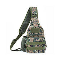 Тактична сумка через плече Smartex 3P Tactical 3 ST-055 acu camouflage (ST222) Піксель