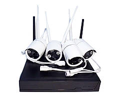Комплект відеоспостереження NVR CAD 3340 KIT 4 CH WiFi набір на 4 камери XVRViev APP
