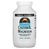 Витамины и минералы Source Naturals Calcium & Magnesium 300 mg, 250 таблеток