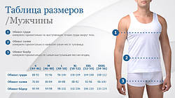 Размерная таблица термобелья Kifa