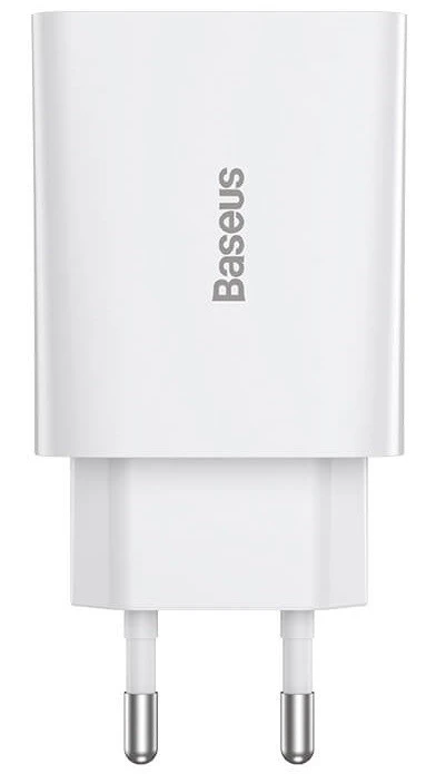 Адаптер мережевий BASEUS CCFS-SN02 Speed Mini USB Type-C 20W, 3A, білий
