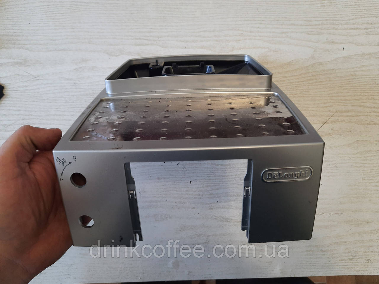Верхня панель (кришка) у складі для кавомашини DeLonghi ECAM 24.210.SB б/у