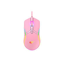 Миша ігрова HAVIT HV-MS1026 RGB Backlight (6400 DPI) GAMING, USB, pink