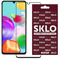 Захисне скло SKLO 3D для Oppo A17 / A17k / A18 / A38 Чорний