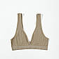 Топ бра у рубчик Комфорт і стиль NED бежевий, фото 6