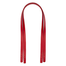 Ручки пришивні на підкладе для шоперів (80*1,5 см), колір Червоний