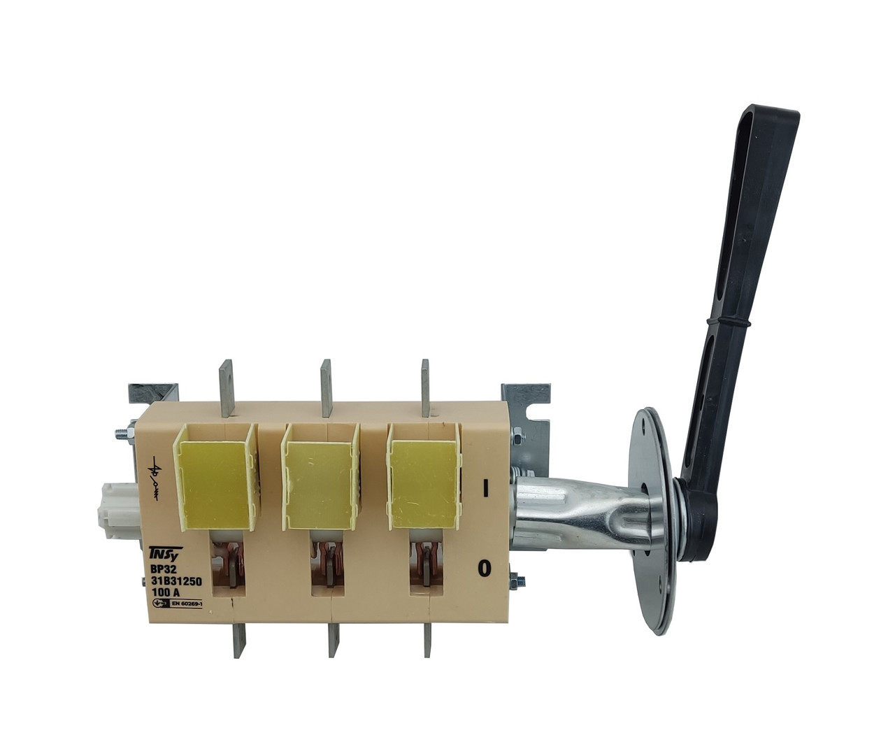 Вимикач-роз'єднувач ВР32-35B70250 250А на 2 напр. з'ємна змішана рук. права-ліва без дугогасительних камер, фото 1