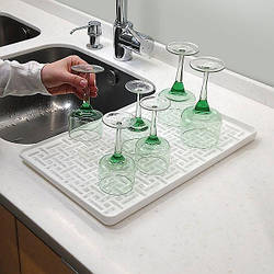 Сушарка для посуду з піддоном MVM Білий