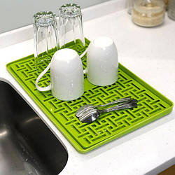 Сушарка для посуду з піддоном MVM Зелений