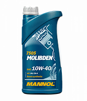 Моторное масло Mannol Molibden 10w40 1л SN/CH-4