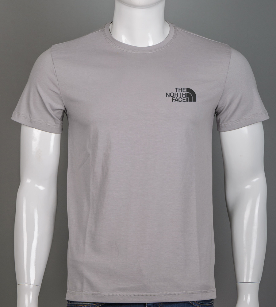 Футболка чоловіча The North Face 2305м (Уп.4шт M-XXL), Світло-сірий, фото 1
