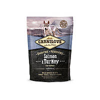 Сухой корм для щенков всех пород Carnilove Salmon & Turkey Puppy 1,5 кг с лососем и индейкой