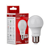 LED лампа Е27 А55 8W нейтральная белая 4100К SIVIO