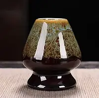 Підставка для вінчика Кусенаоші Walnut для приготування чаю матча, керамічна