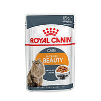 Royal Canin Hair & Skin Care Jelly 85 г влажный корм для котов в желе Роял Канин Бьюти