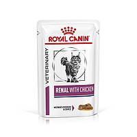 Royal Canin Renal Chicken 85 г влажный лечебный корм для котов Роял Канин Ренал