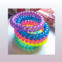 Резинки пружинки. Силіконові резинки для волосся