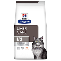 Hills Prescription Diet Liver Care l/d Chicken 1,5 кг лечебный корм для котов