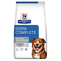 Hills Prescription Diet Derm Complete Skin Care & Food Sensitivities 4 кг лечебный корм для собак