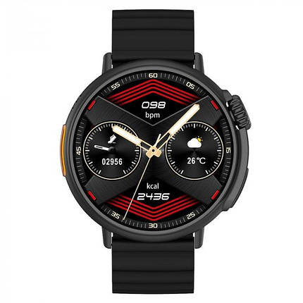 Смарт годинник Smart Plane Black водостійкі, фото 1