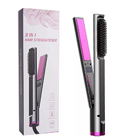 Утюжок+расческа Hair Straightener для волос, 180-250 градусов, керамическое покрытие