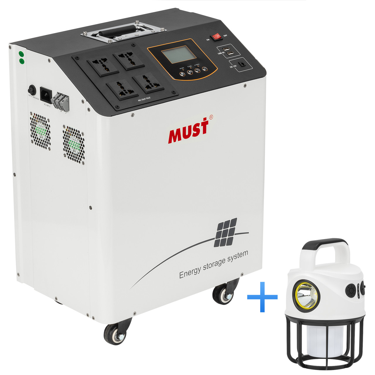 Зарядна станція 2 квт MUST HBP18-2024 2KW 1920WH LiFePO4