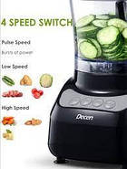 Decen FP9042A-GS багатофункціональний кухонний комбайн на 2 л, фото 3