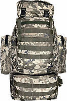 Тактический рюкзак баул 85 литров пиксель. Военный рюкзак ВСУ. Армейский рюкзак-баул