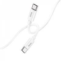 Зарядный Кабель Hoco X87 Magic Silicone 60W Type-C - Type-C Cable(1m) White