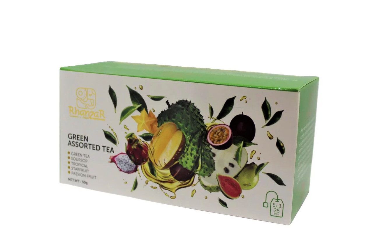 Набір пакетованого чаю Rhanzar Green Assorted Tea 25 шт.